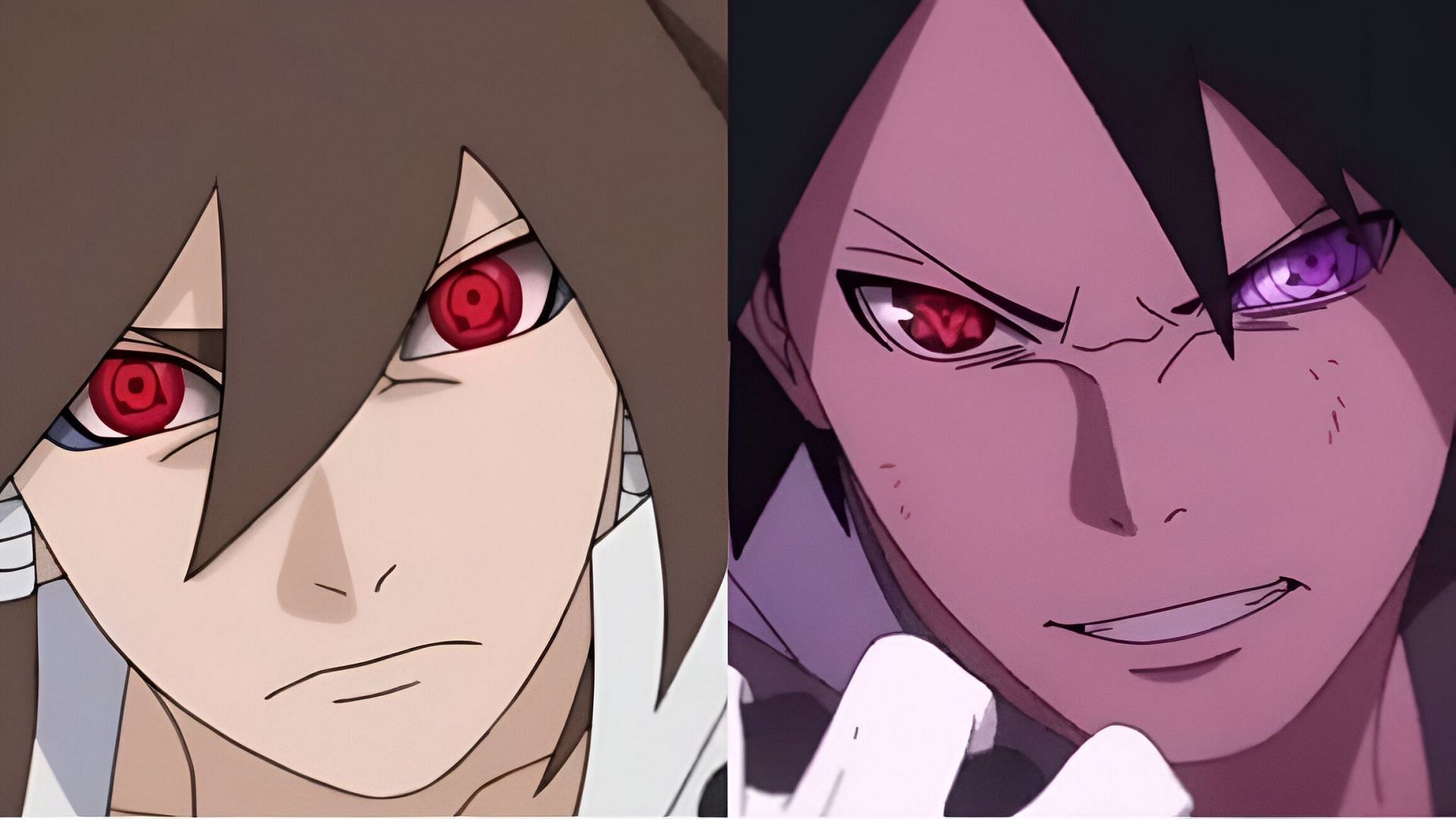 Indra Otsutsuki (left) and Sasuke Uchiha (right) as seen as Naruto (Image via Studio Pierrot)