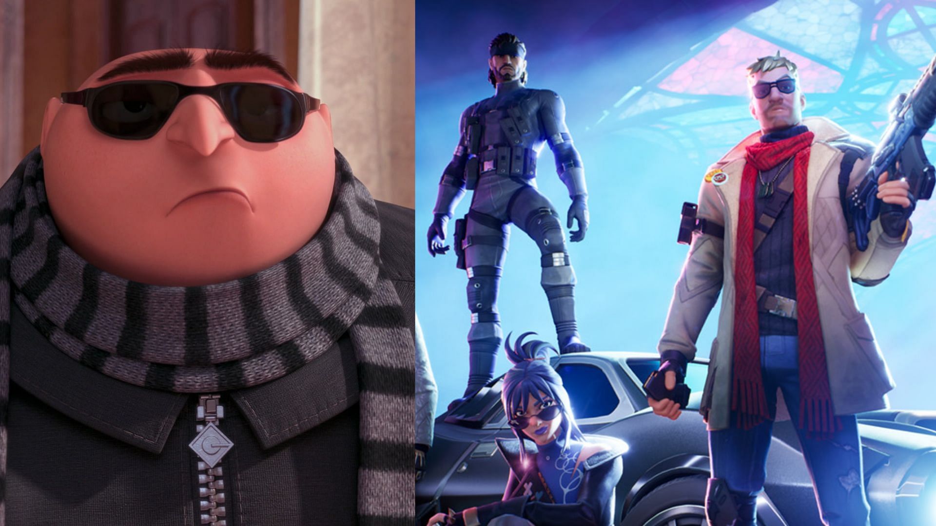 The Fortnite concept perfectly envisions a potential Despicable Me collaboration. (Image via Illumination and Epic Games)