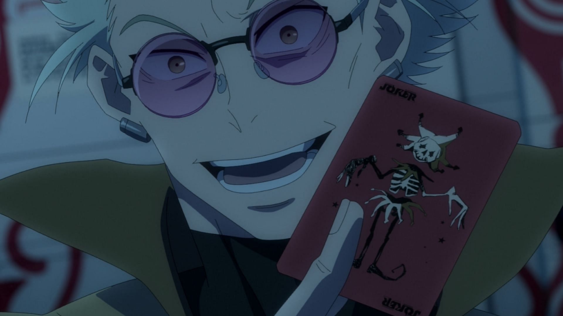 Giallon as seen with his Joker card in Metallic Rouge episode 1 (Image via Studio Bones)