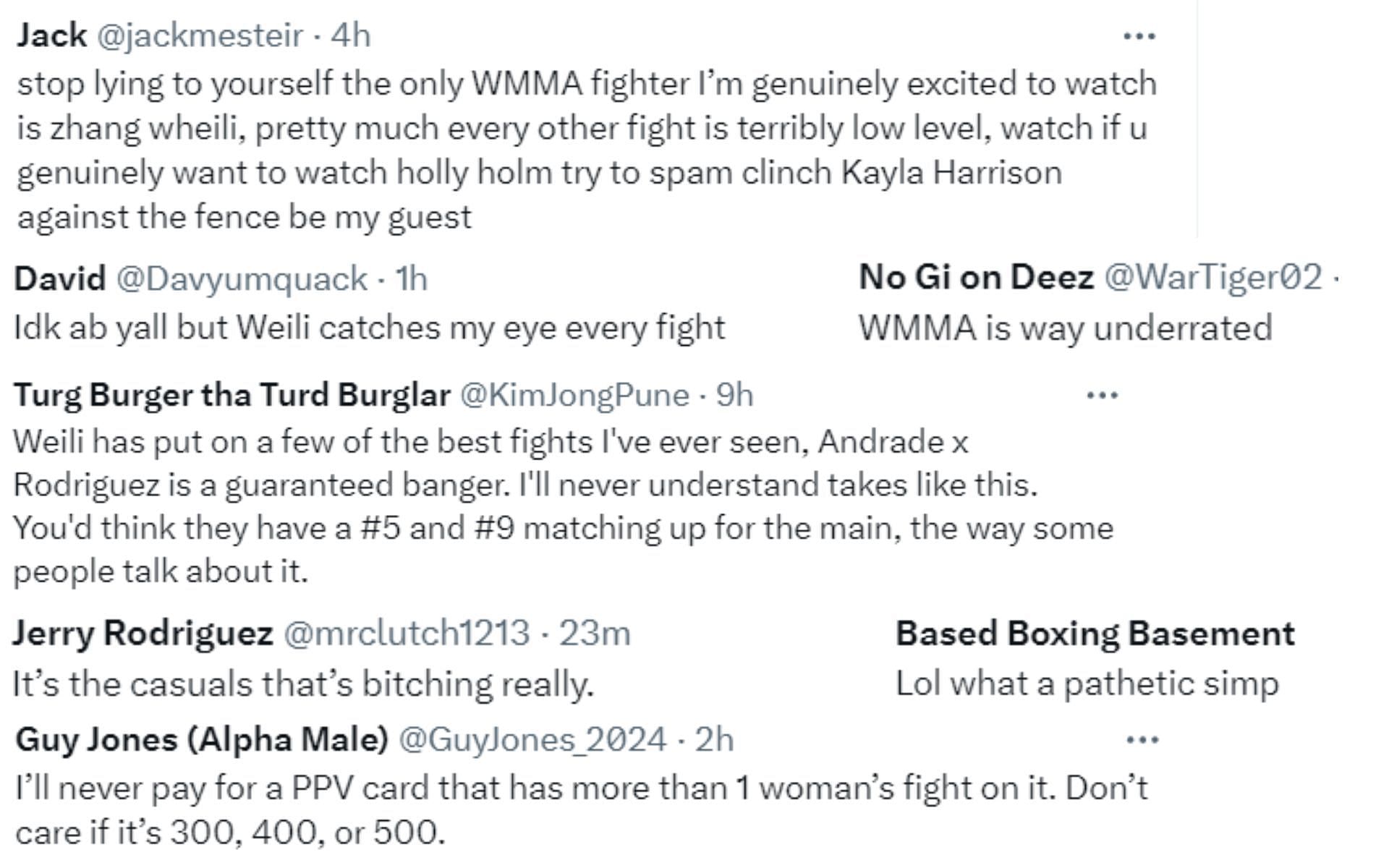 MMA fans debate women fights - Part 2