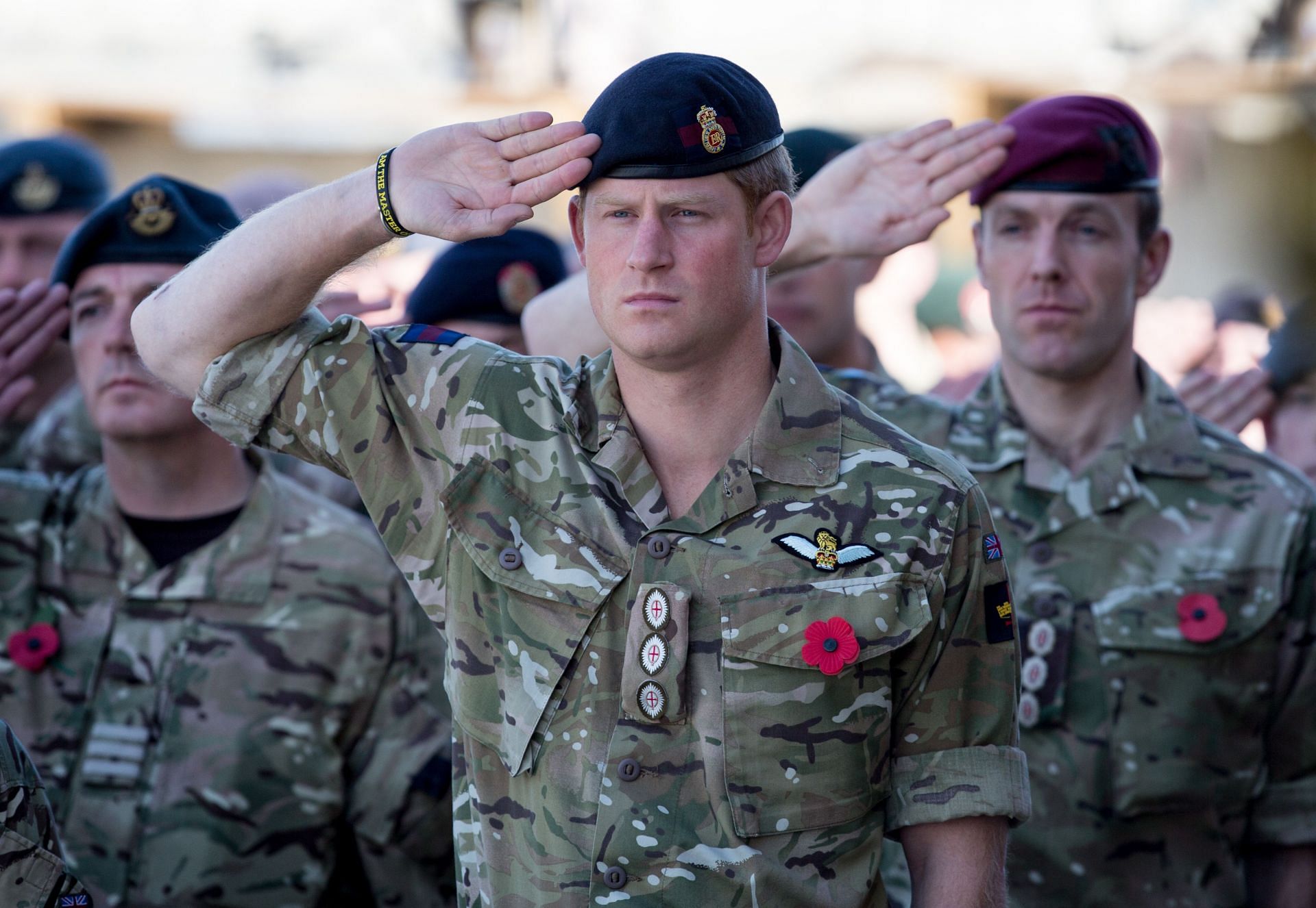 British Troops In Kandahar Participate In A Remembrance Sunday Service, 2014 (Image via Getty)