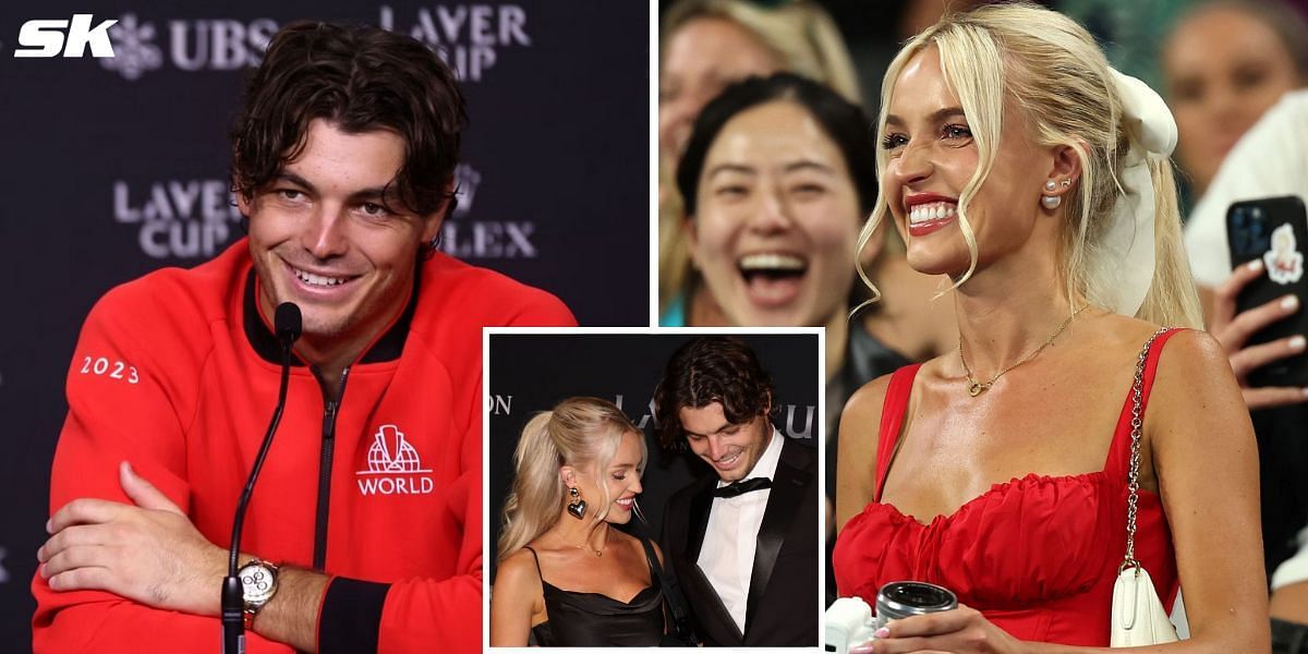 Taylor Fritz and girlfriend Morgan Riddle