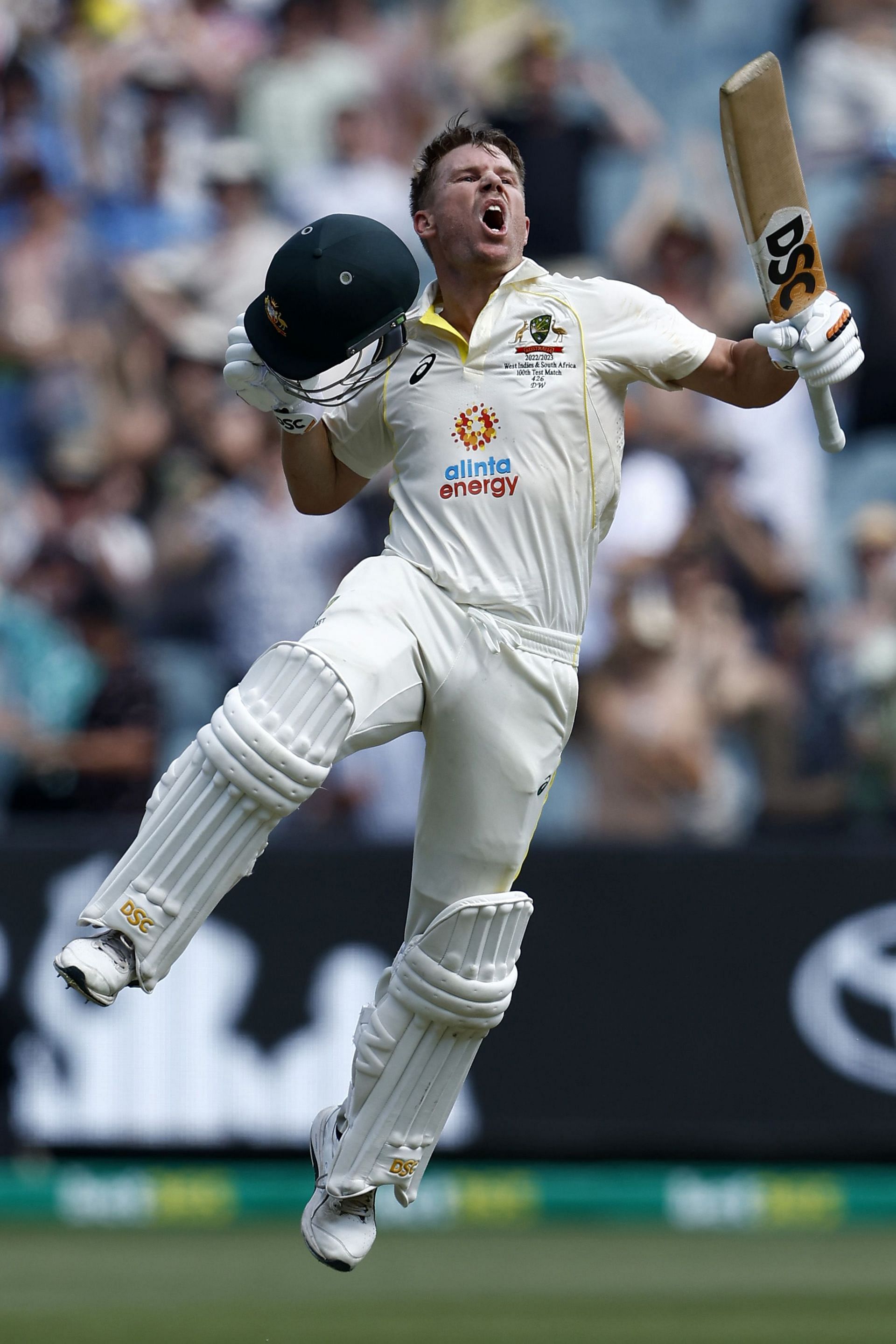 David Warner scored an even 200 against South Africa in 2022.