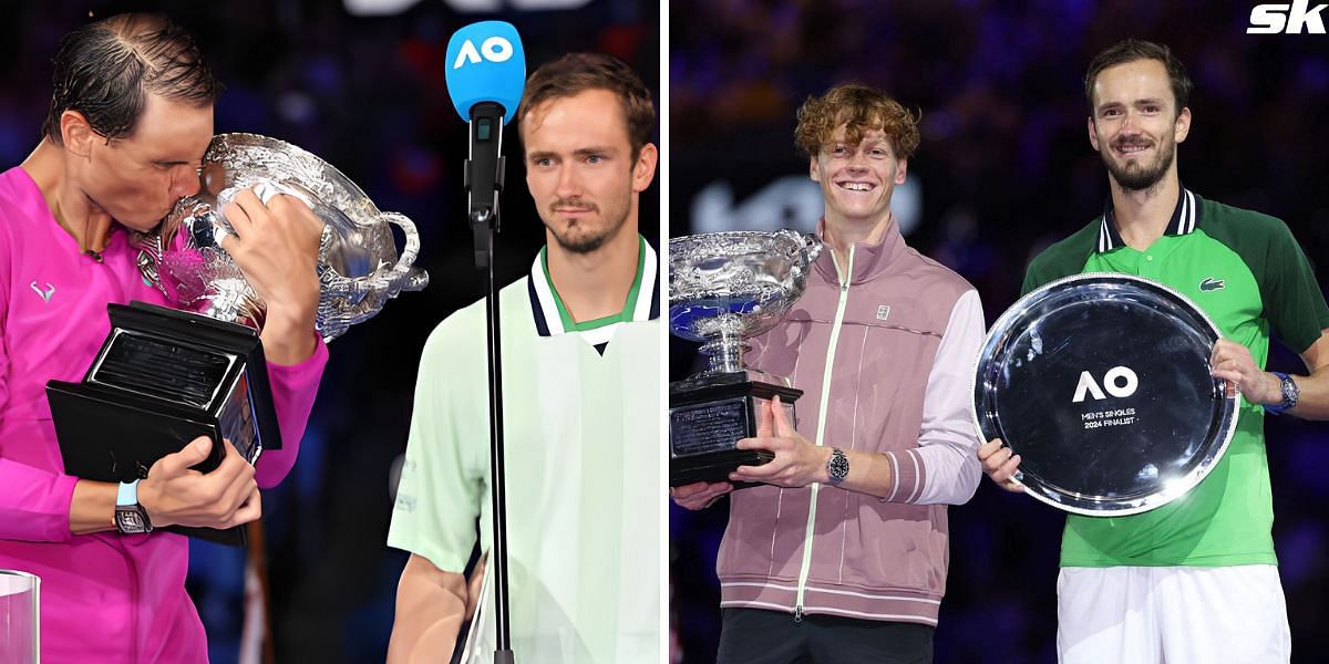 Daniil Medvedev lost his second Major final from two sets up in Melbourne on Sunday