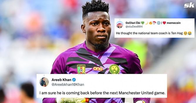 “Disrespected his country”, “He is coming back” - Fans in disbelief as Manchester United star Onana lands in controversy at AFCON