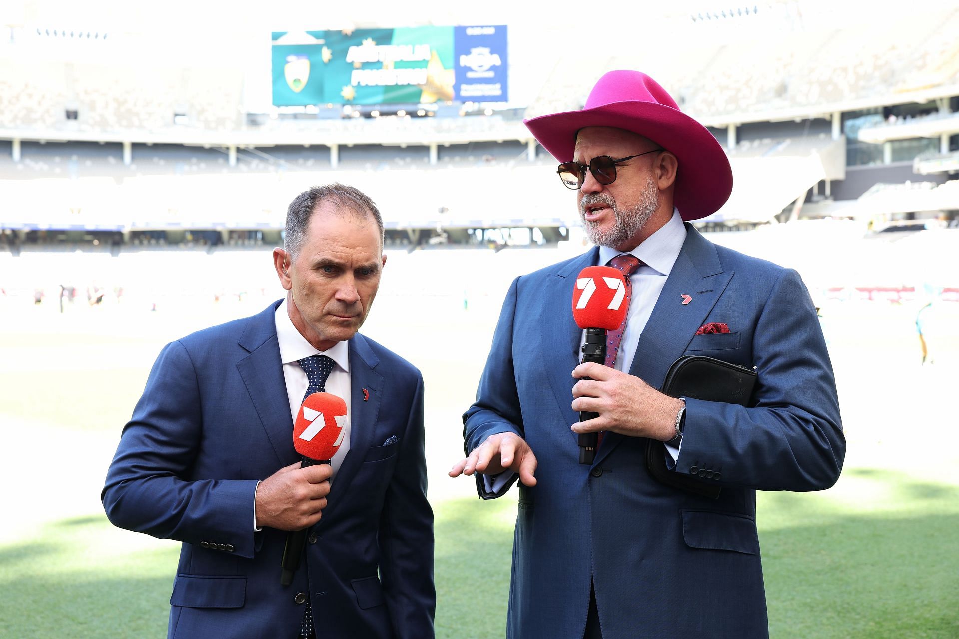 Matthew Hayden (right) does not like the idea of Smith opening.
