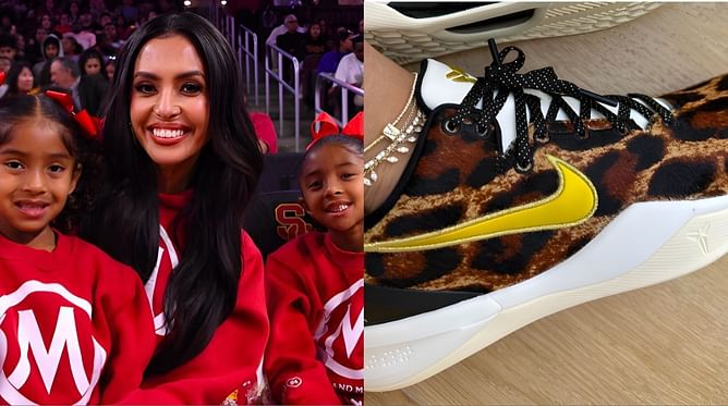 IN PHOTOS: Vanessa Bryant reveals special edition 'Leopard' Nike Kobe 8 PE
