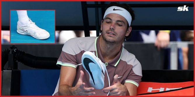 "Depends on how much Stefanos Tsitsipas' dropshotting me" - Taylor Fritz jokes about having enough shoes after Australian Open malfunction