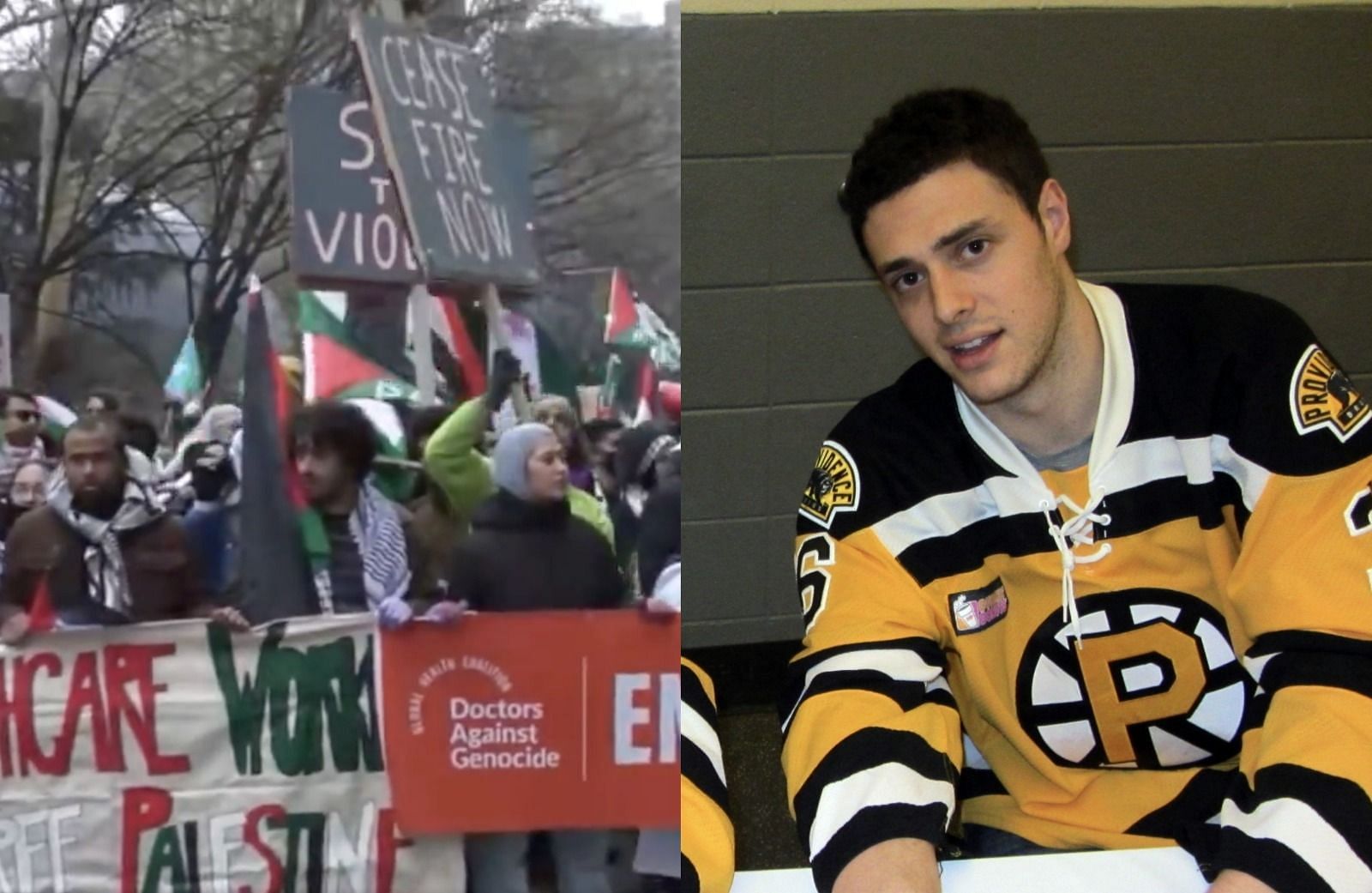 Ex-NHL player goes scorched earth on pro-Palestinian supporters for chanting outside cancer center in New York City