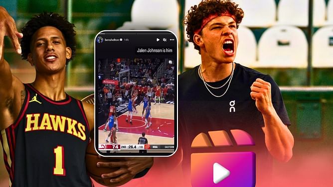 “Jalen Johnson is him”: Tennis sensation Ben Shelton reacts to Hawks’ rising star posterizing dunk on Chet Holmgren