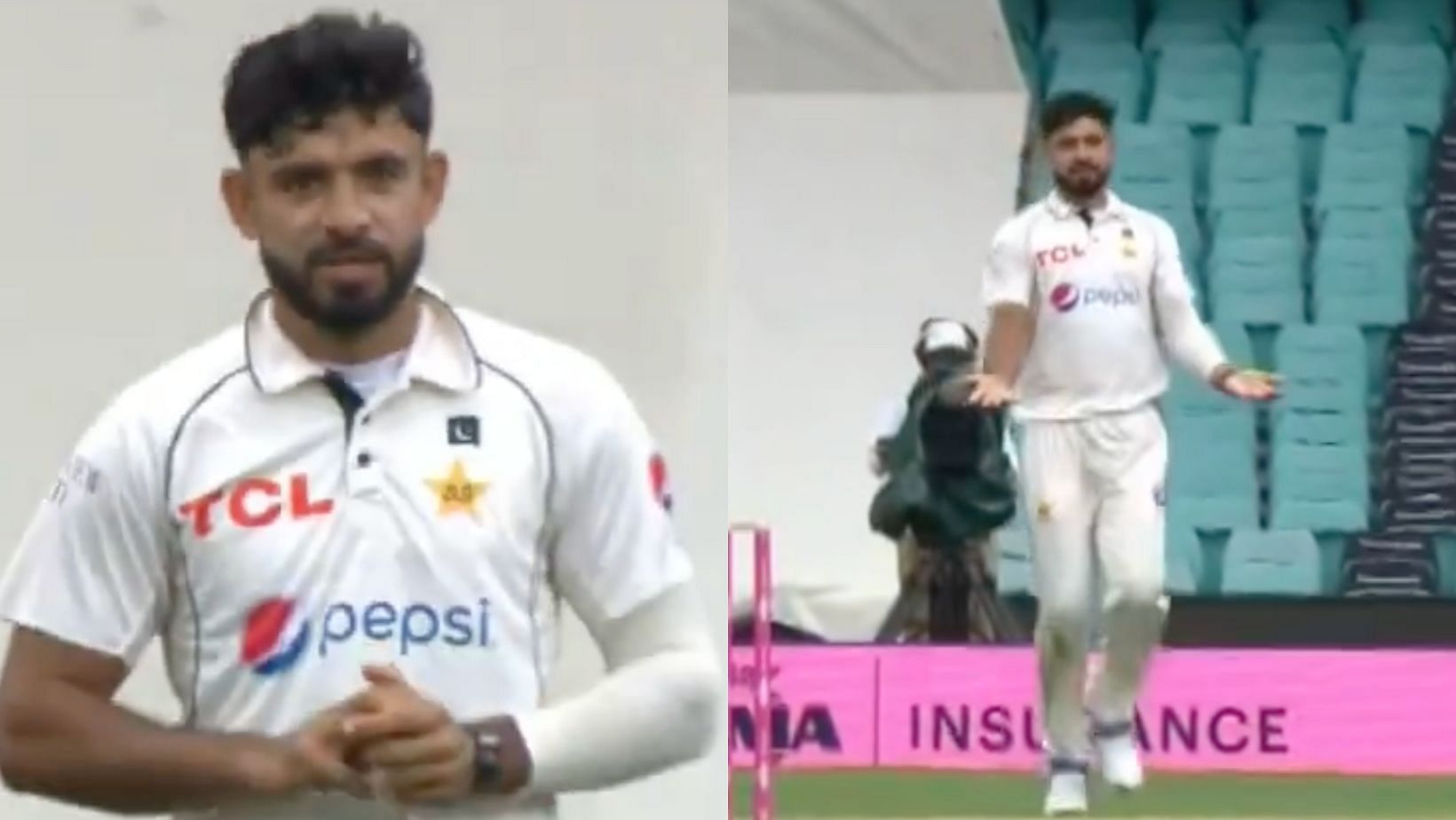 Aamer Jamal bowls without a ball in hand.