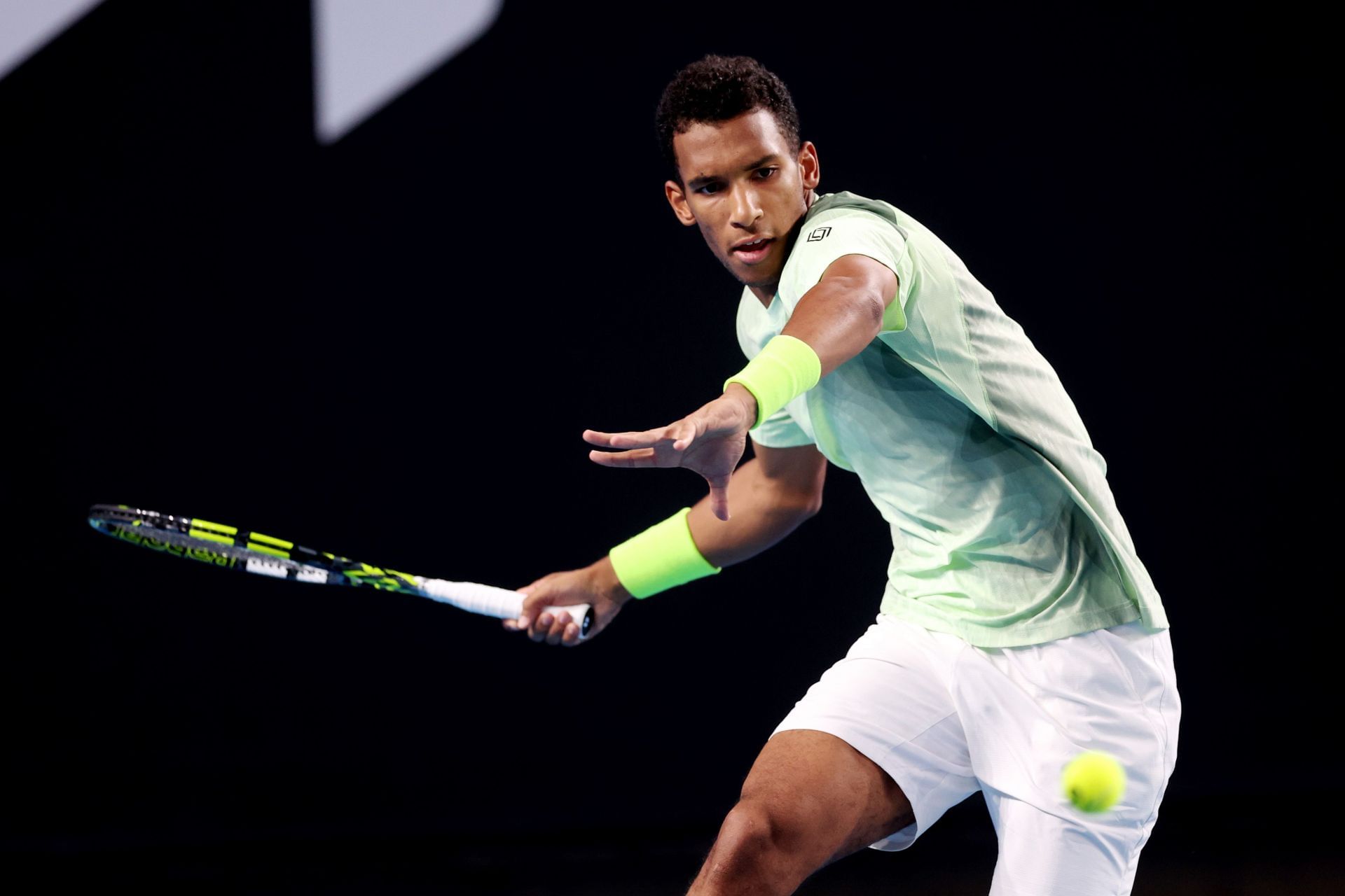 Felix Auger-Aliassime at the 2024 Australian Open.