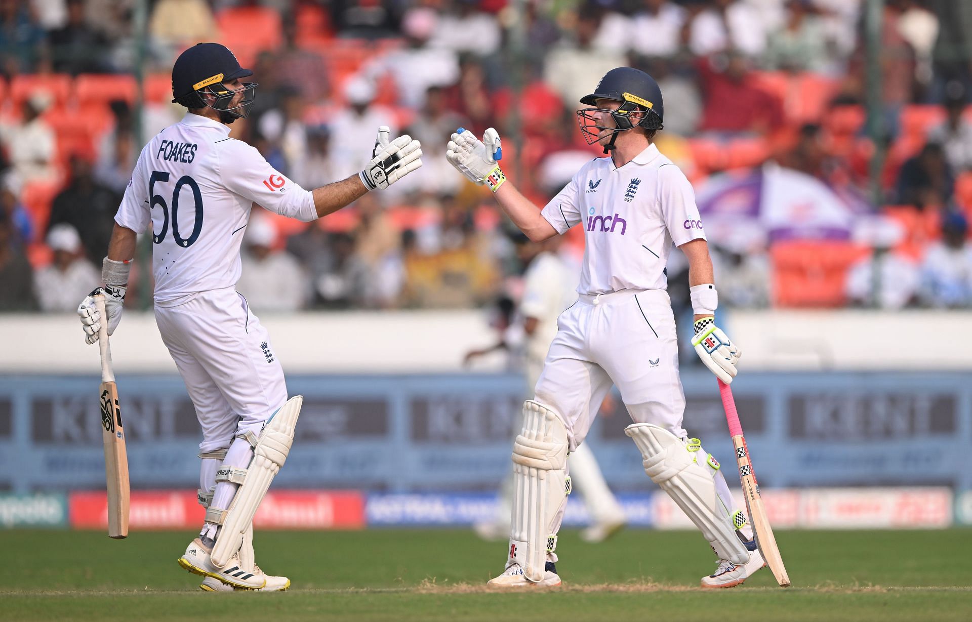 Ben Foakes and Ollie Pope. (Image Credits: Getty)
