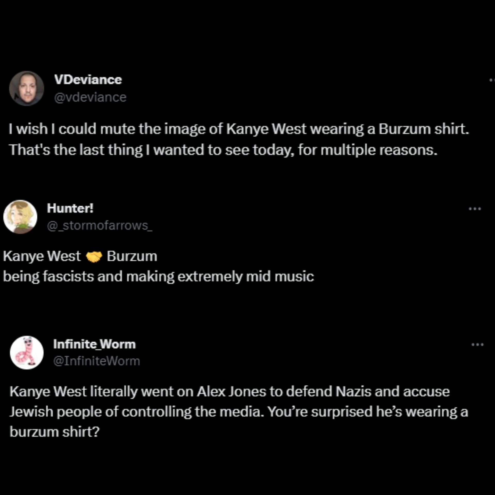 Netizens react to Ye&rsquo;s fashion choices (Image via X)