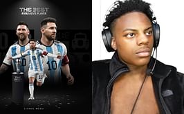 "Ronaldo had 310 goals last year!" - IShowSpeed enraged at Lionel Messi winning The Best FIFA Men's Player 2023 award