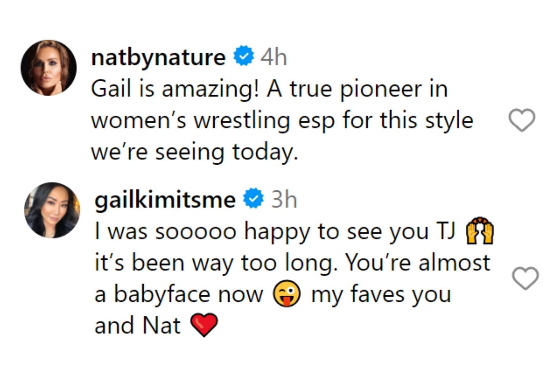 Natalya and Gail Kim respond to Tyson Kidd.