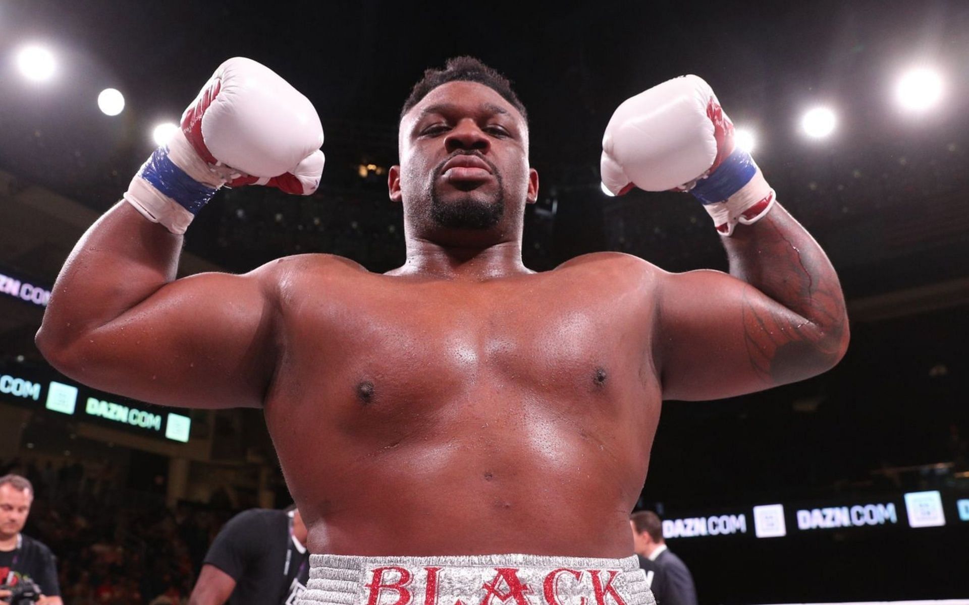 Jarrell Miller was arrested this week. [Image courtesy @skysportsboxing on Instagram.]