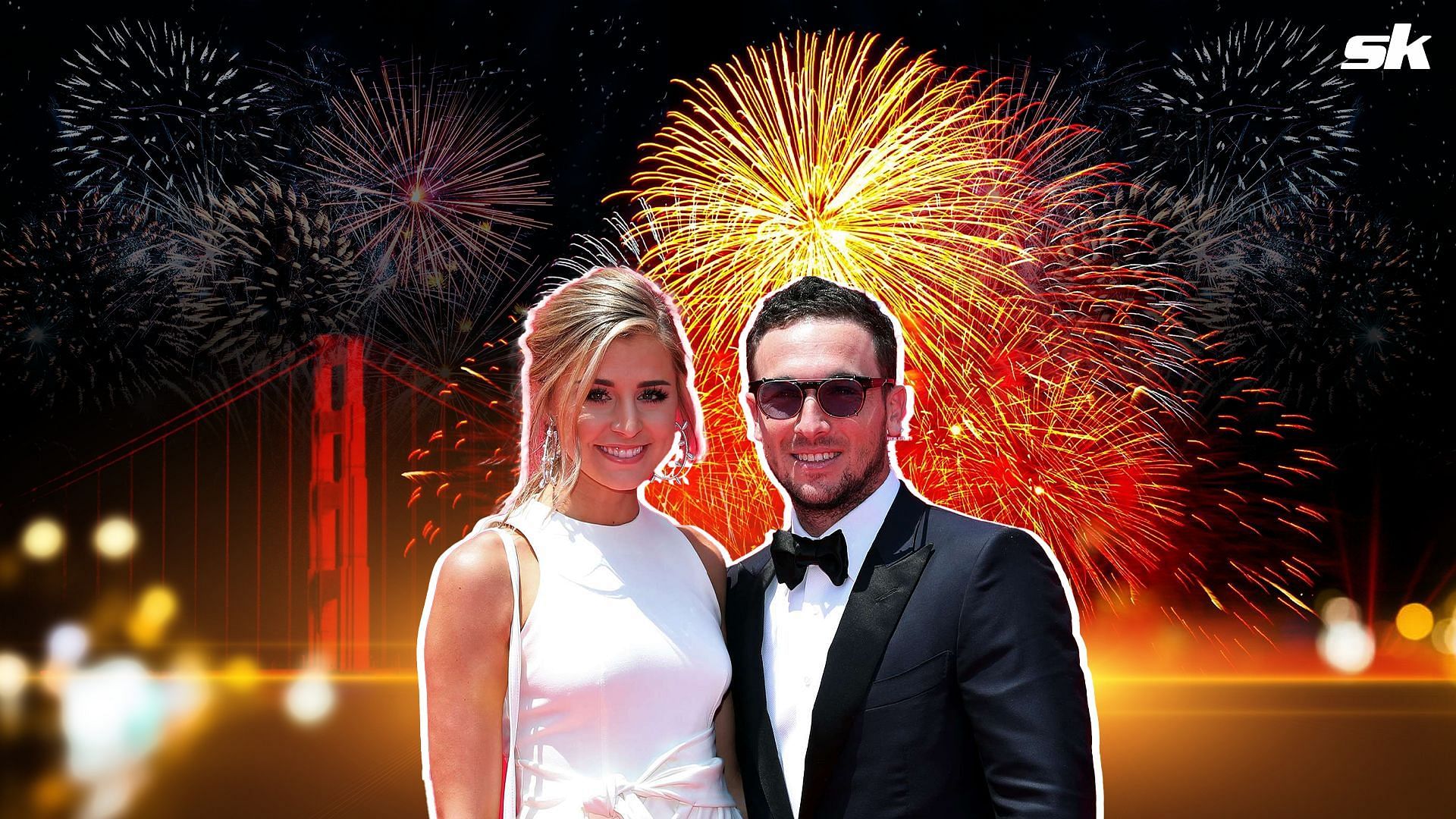 Alex Bregman wishes everyone a Happy New Year alongside wife Reagen Howard