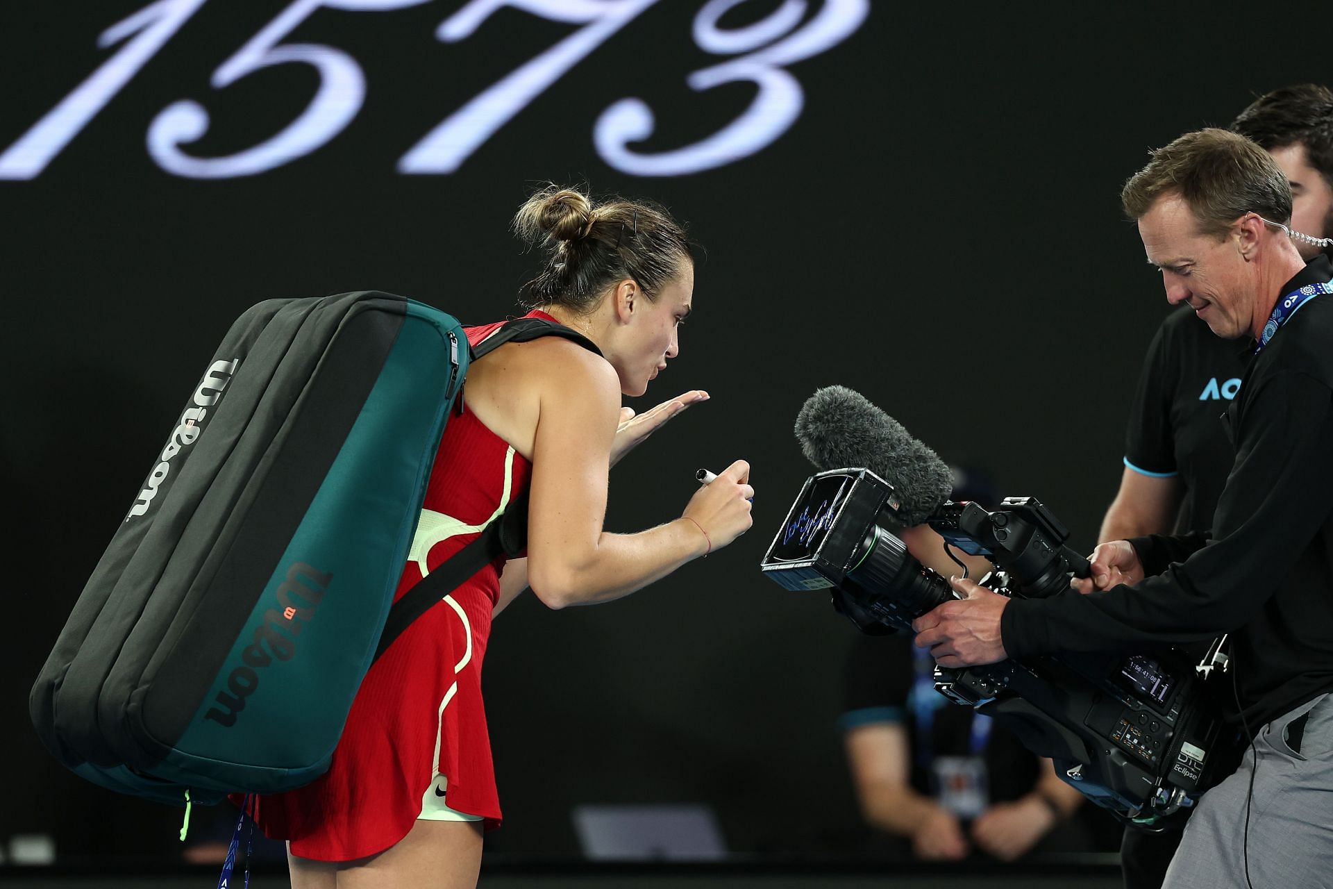 Aryna Sabalenka at the 2024 Australian Open.