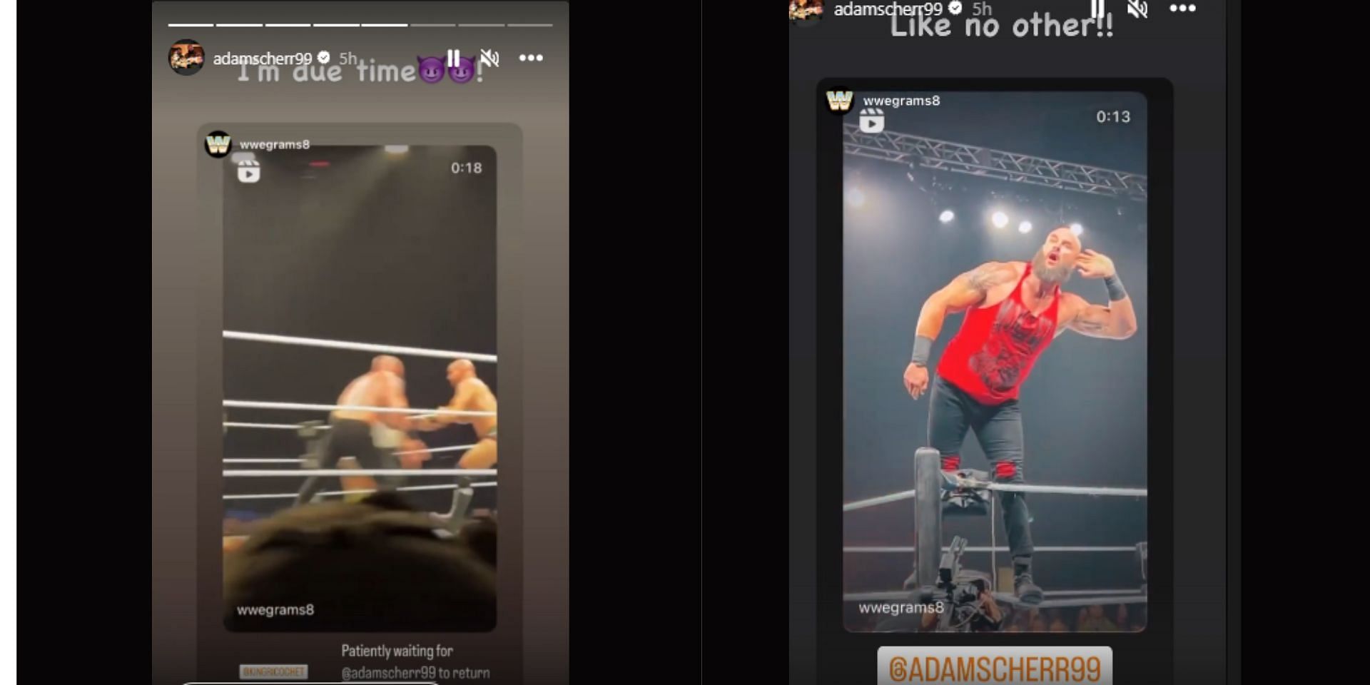 WWE सुपरस्टार ब्रॉन स्ट्रोमैन की स्टोरी का स्क्रीनशॉट 