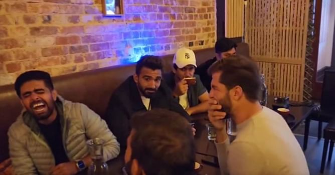 [Watch] Pakistan players enjoy dinner at Dunedin ahead of 3rd New Zealand T20I