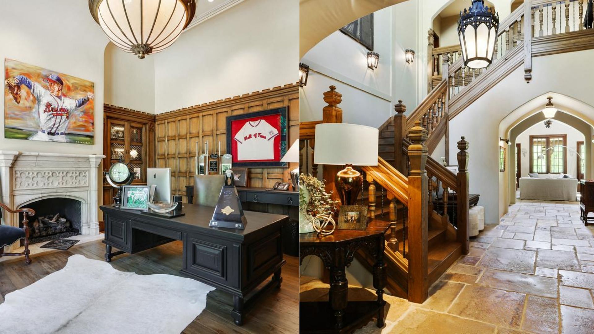Interior of the Atlanta mansion formerly owned by Mr. Glavine