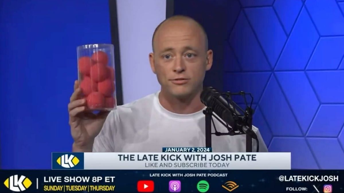 CFB analyst Josh Pate receives a box of clown noses for his failed predictions 