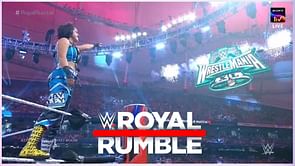 Bayley wins the WWE Women's Royal Rumble match featuring forbidden door entrants and shocking final 3