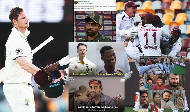 "Even 8th ranked West Indies won in Australia and then there is Pakistan"- Top 10 funny memes after West Indies' historic Test win at Gabba