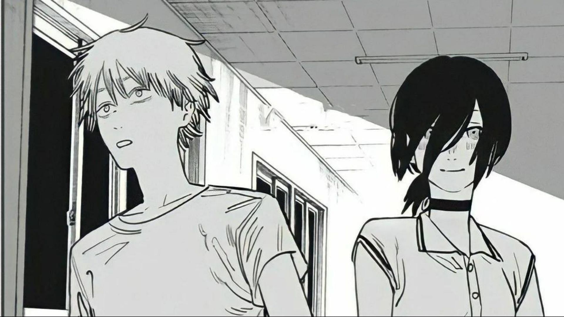 Denji and Reze as seen in Chainsaw Man manga (Image via Shueisha)