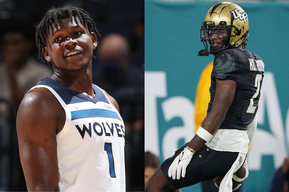 UCF WR Kobe Hudson gushes over $14 million-worth Anthony Edwards