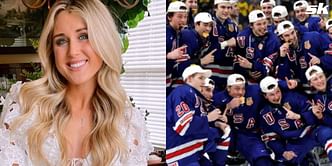 "Amazing display of pride and patriotism" - Riley Gaines lauds USA hockey team's national anthem rendition after World Juniors win