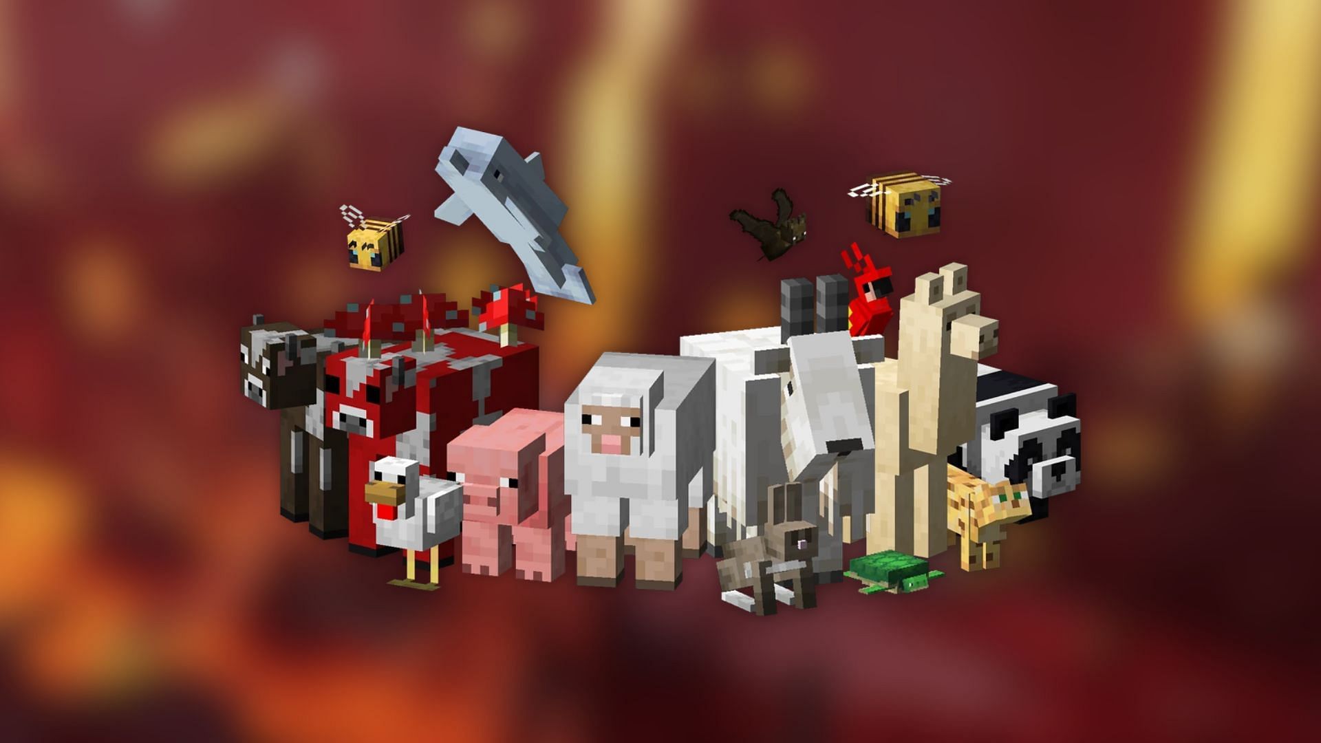 The animals in Minecraft (Image via Minecraft Fandom)