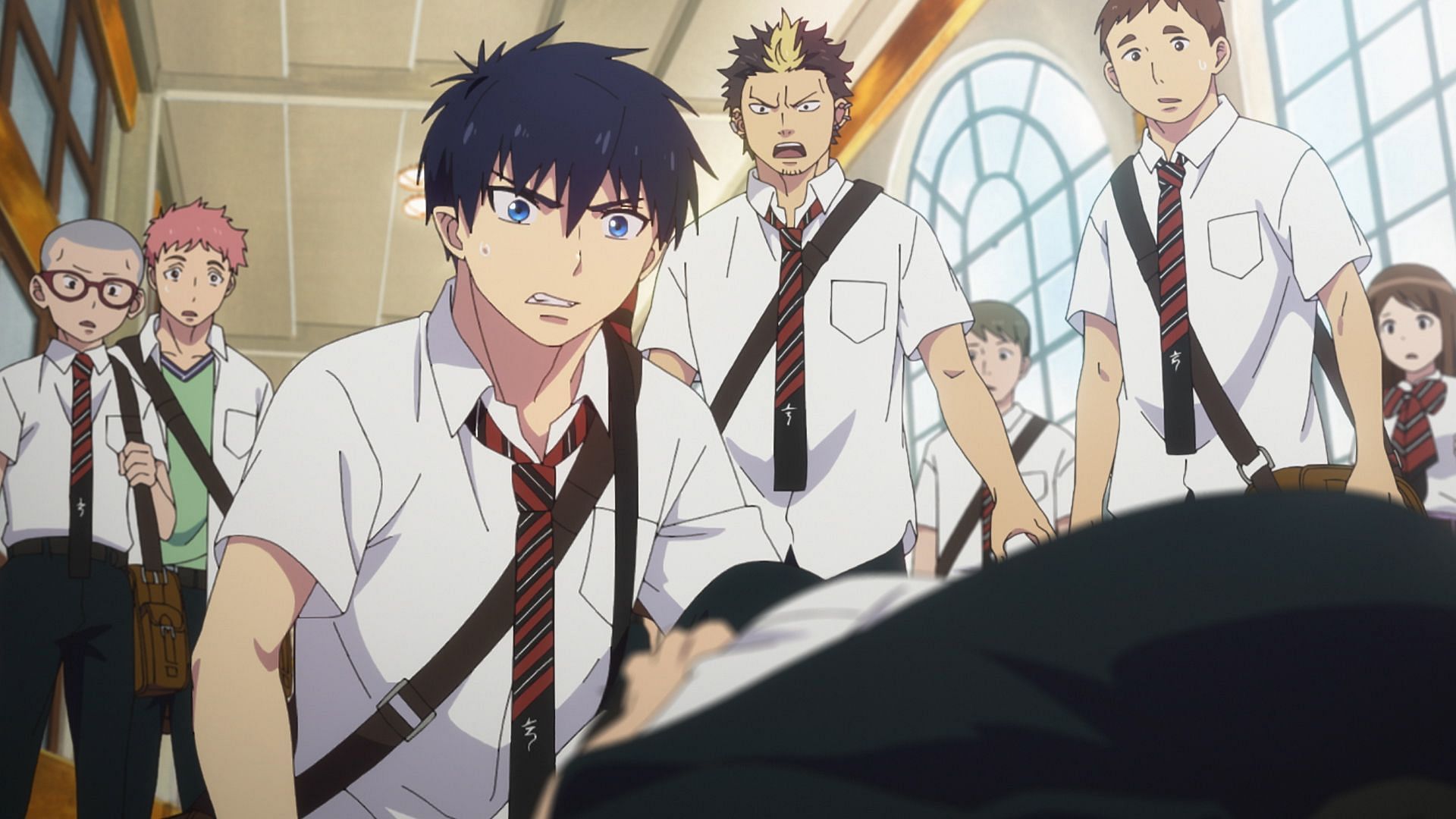 Rin and his friends, as seen in the episode (Image via Studio VOLN)