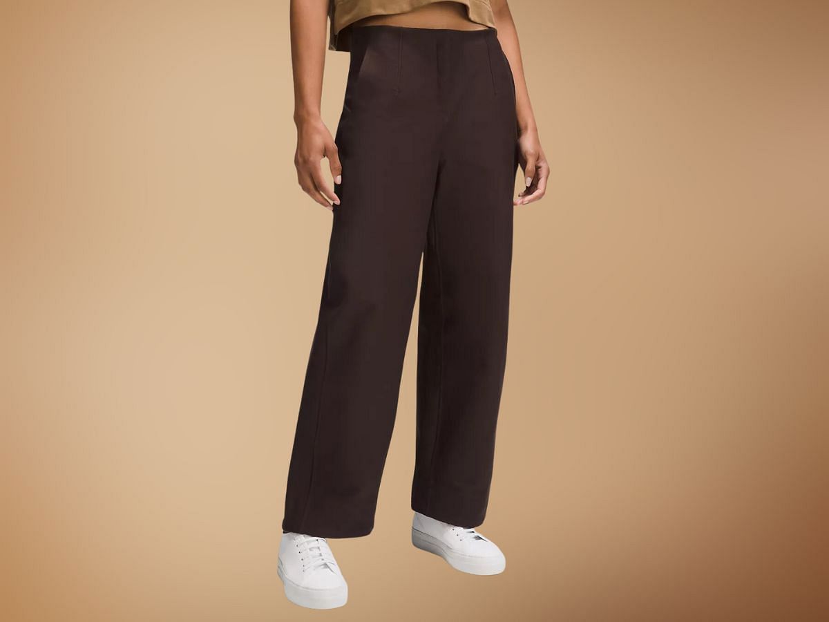 The Utilitech relaxed mid-rise trousers (Image via Lululemon)