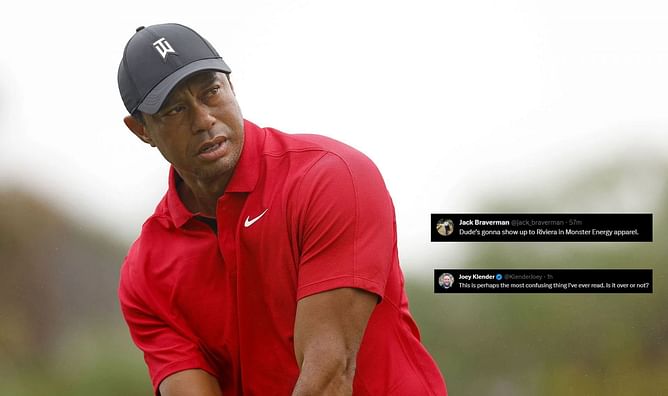 “Dude’s gonna show up to Riviera in Monster Energy apparel”: Tiger Woods and Nike ending their partnership sends buzz among golf fans online