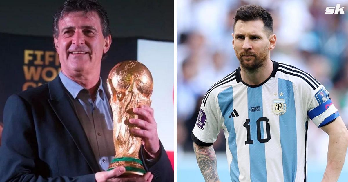 Mario Kempes (left) and Lionel Messi