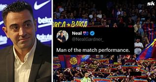"Surprisingly solid", "He was decent today" - Barcelona fans praise star's performance in 3-1 win over Unionistas in Copa Del Rey fixture