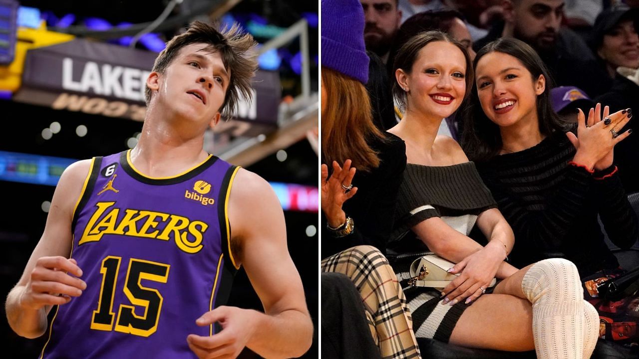 Austin Reaves and Olivia Rodrigo were in focus as the latter was in attendance to watch the Lakers-Nets game