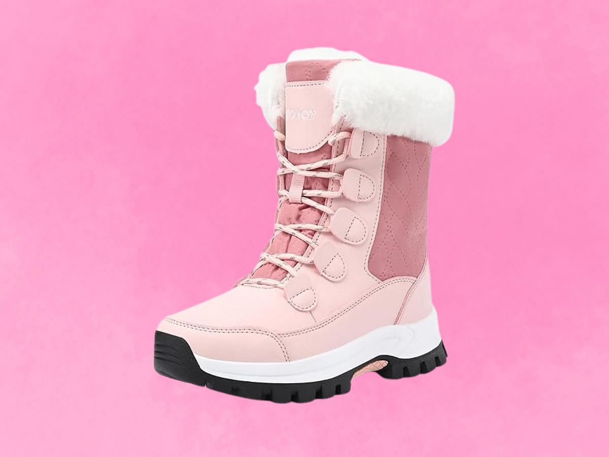 Amazon pink outlet boots