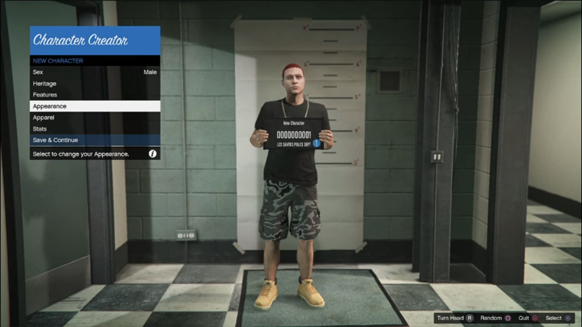 Grand Theft Auto Online&#039;s character creator menu (Image via YouTube/BarkingPalsy)