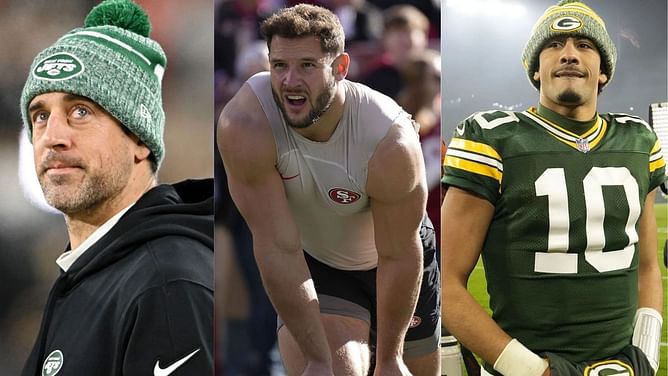Nick Bosa points at one Aaron Rodgers flaw that Jordan Love ducked during Packers resurgent playoff run