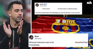“Should be deported to Madagascar” “Not too late to go Uni” - Barcelona fans slam 24-year-old for ‘atrocious’ display in 5-3 Villarreal defeat