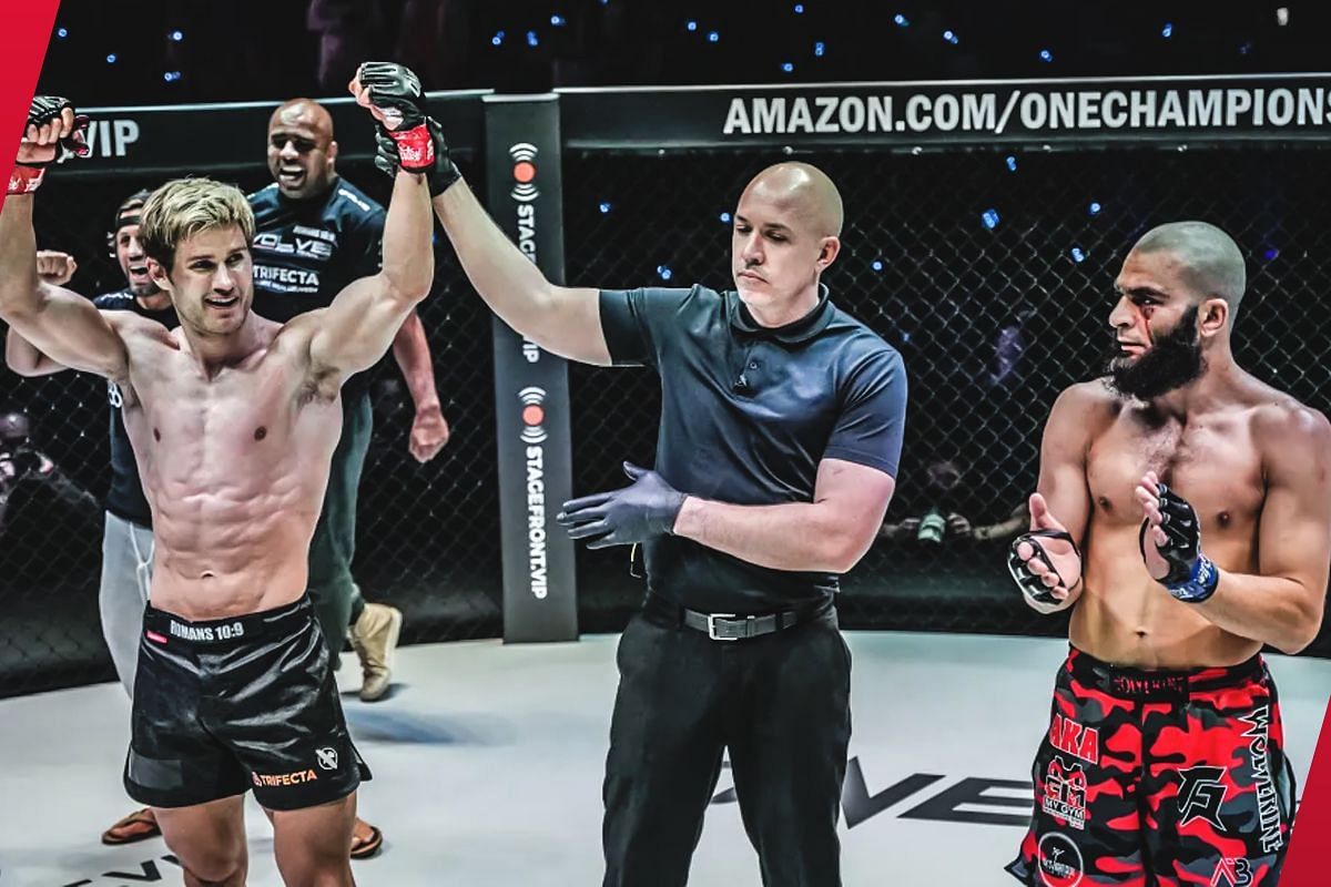 Sage Northcutt (left) and Ahmed Mujtaba (right) | Image credit: ONE Championship