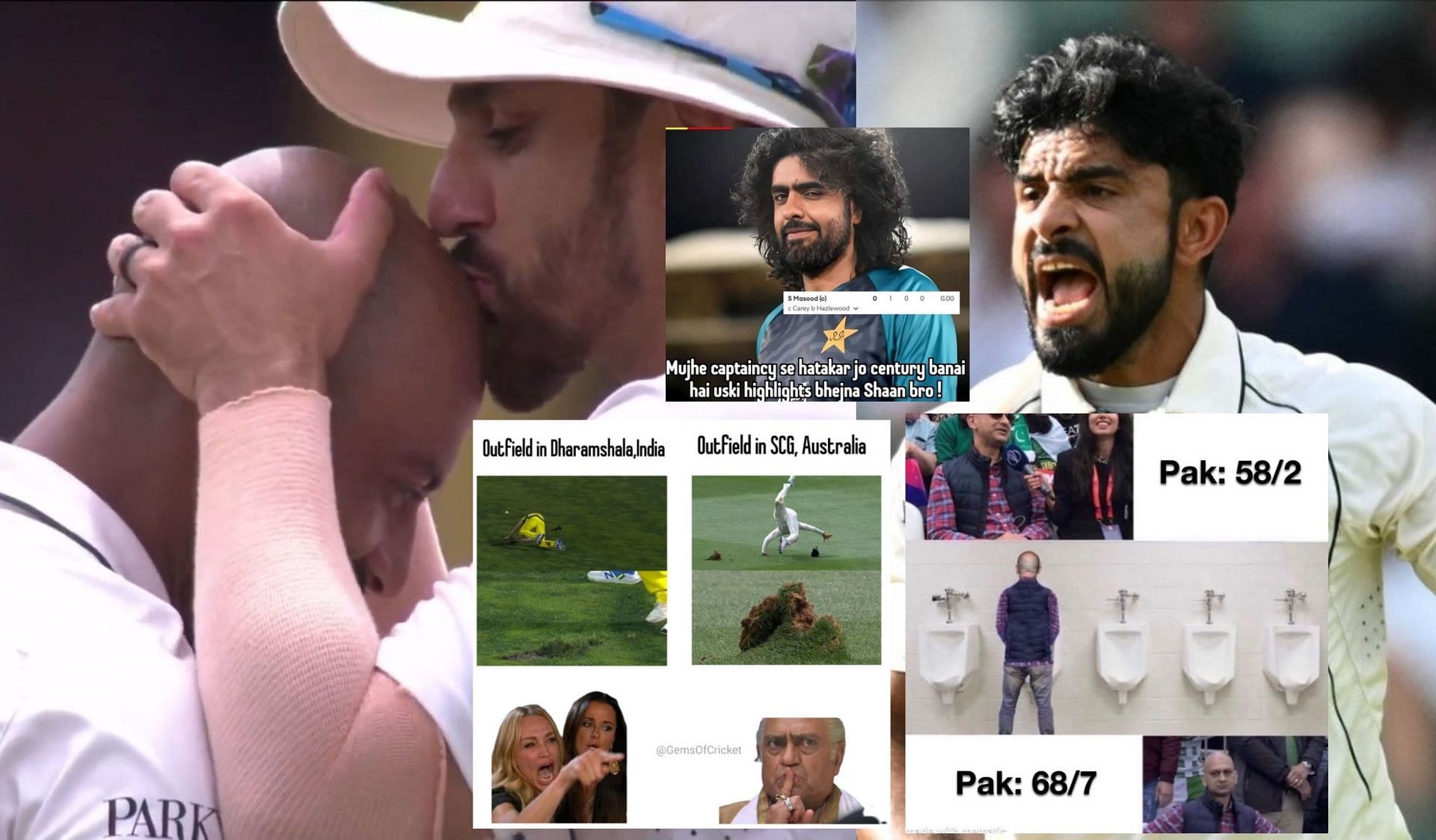 Fans react after Day 3 of the third PAK vs AUS Test.