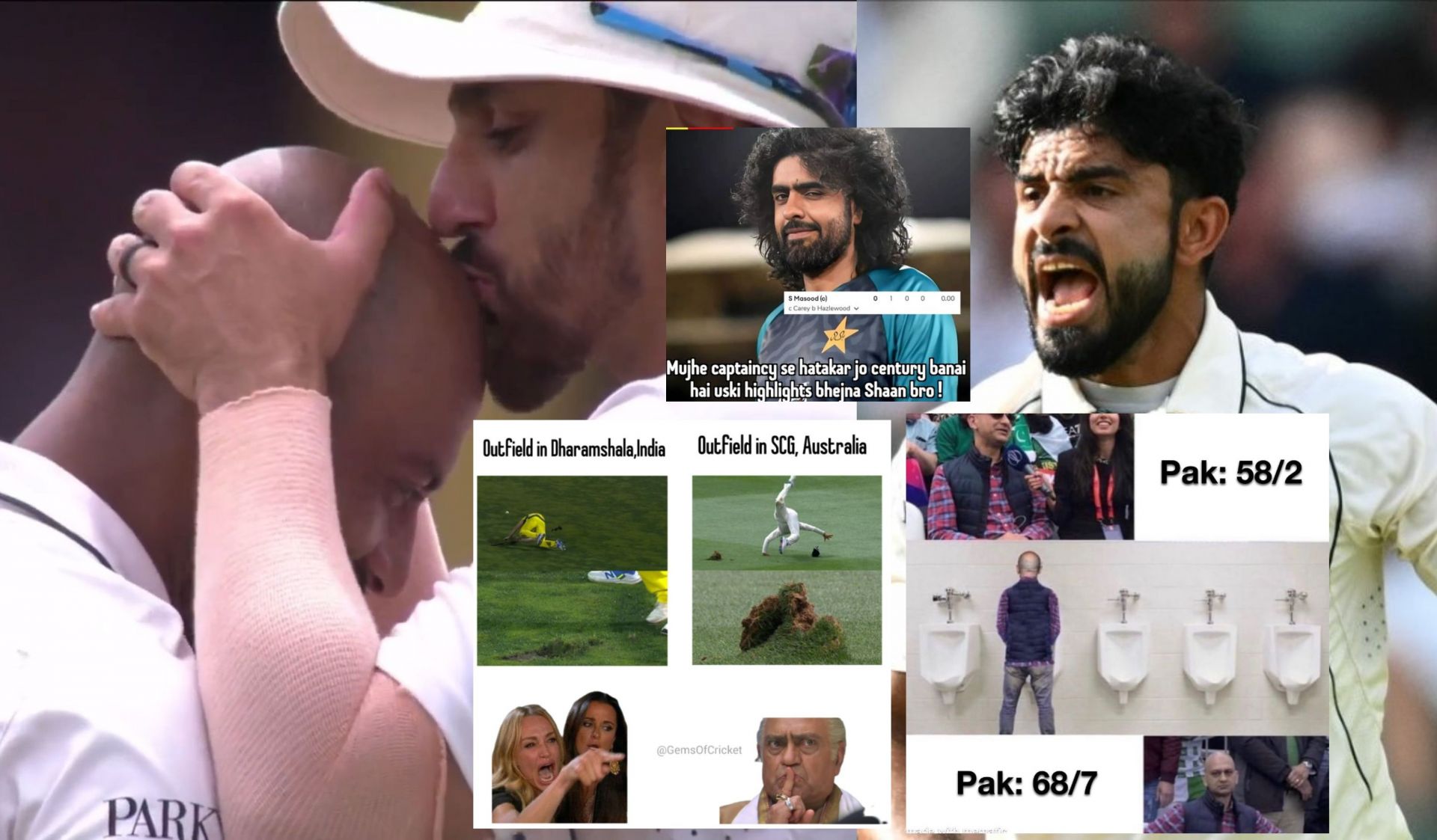 Fans react after Day 3 of the third PAK vs AUS Test.