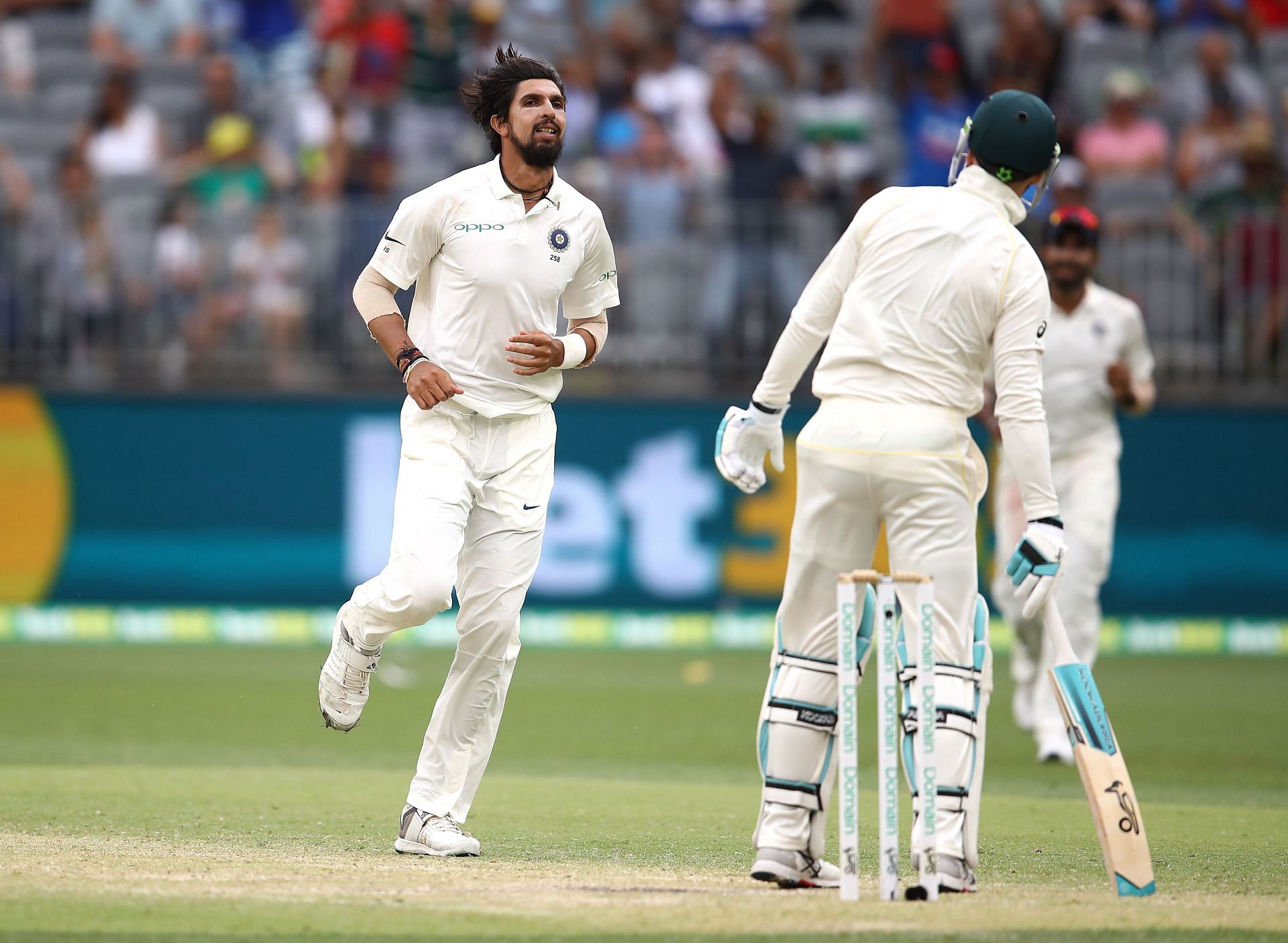 Ishant Sharma celebrates a wicket during India&#039;s tour Down Under back in 2018-19. (Pic: Getty)