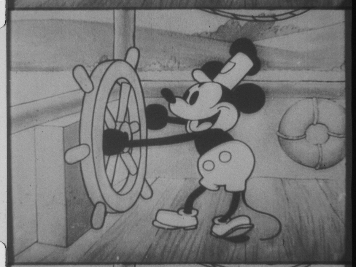 A still from Steamboat Willie (Image via Disney)