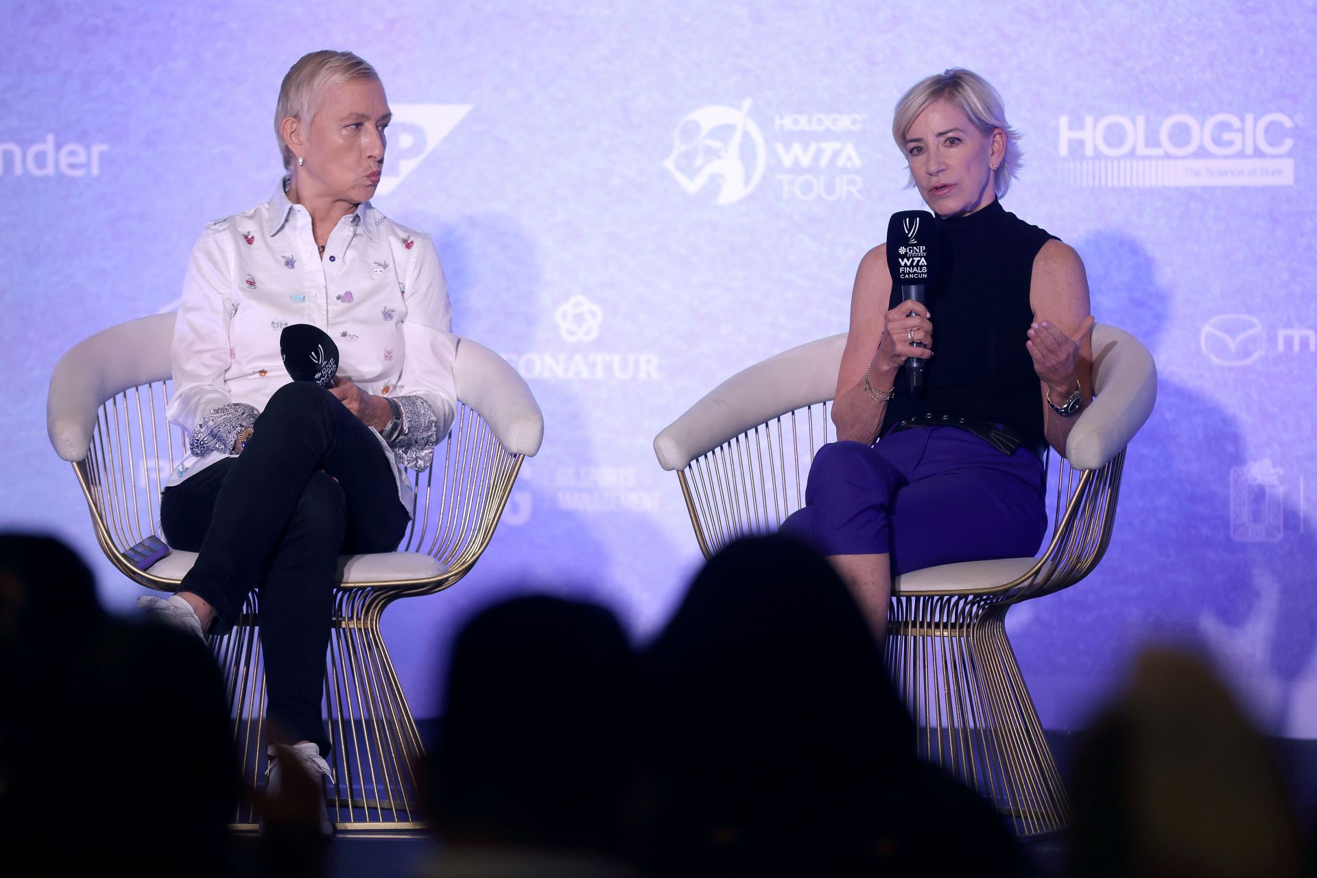 Martina Navratilova at the 2023 WTA Finals