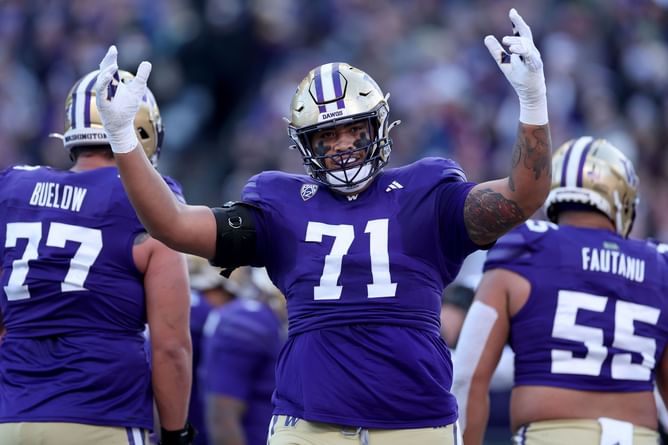 Nate Kalepo transfer portal: 5 landing spots for the Washington OL ft. Alabama Crimson Tide